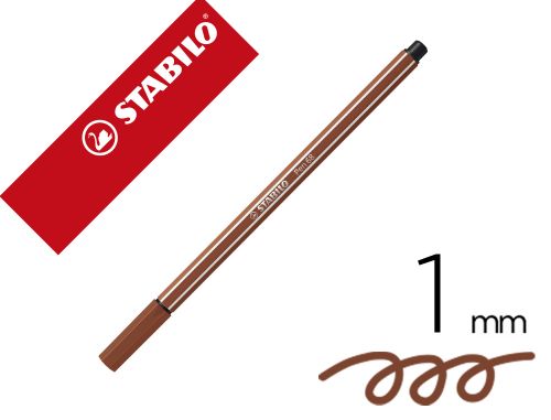 Marcador stabilo aguarelavel pen 68 sanguina 1 mm , Stabilo , 150790 , 4006381333245